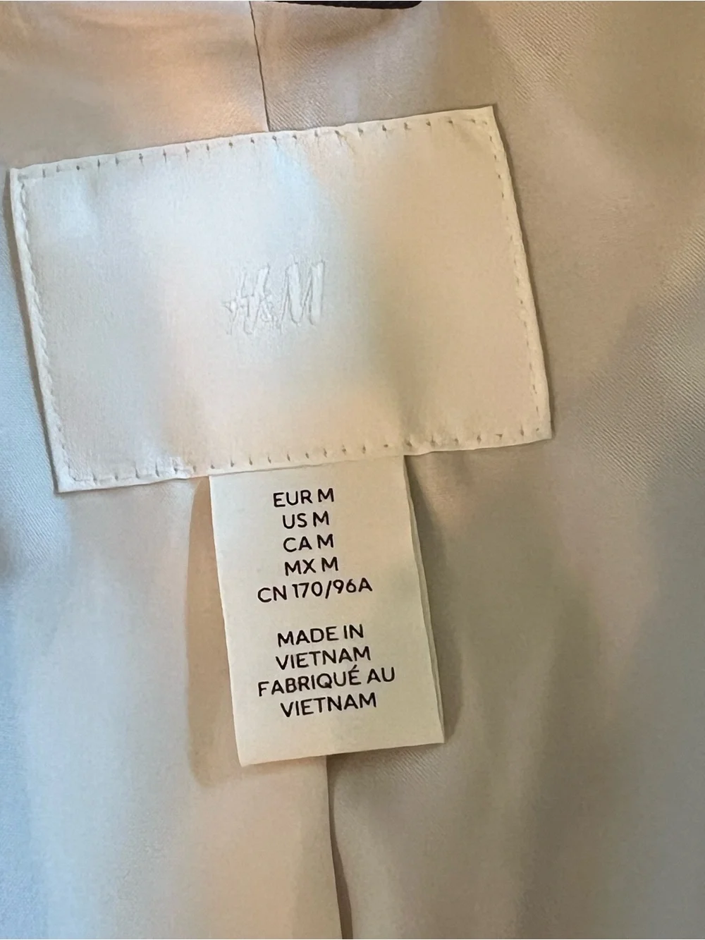 𝑵𝑾𝑶𝑻 H&M Casual Jacket Blazer Deep Plum size Medium Lined Twill New!